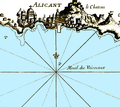 Map of Alicante Port